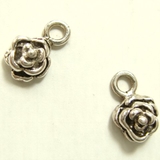 フラワーシルバーパーツ2個で1セット 横幅3 88mm×高さ6 | YUKATANゆかたん | 詳細画像1