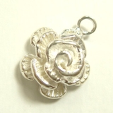 フラワーシルバーパーツ1個で1セット 横幅7 45mm×高さ9 | YUKATANゆかたん | 詳細画像1