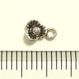 フラワーシルバーパーツ2個で1セット 横幅4 59mm×高さ6 | YUKATANゆかたん | 詳細画像3