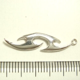トライバルフックのシルバーパーツ2個で1セット横幅6 60mm×高さ26 | YUKATANゆかたん | 詳細画像3