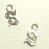 イニシャルSやドルマークのシルバーパーツ2個で1セット横幅3 80mm×高さ6 … | YUKATANゆかたん | 詳細画像1