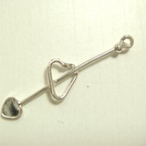 シルバーパーツ2個で1セット 横幅6 03ｍｍ×高さ25 | YUKATANゆかたん | 詳細画像2 