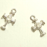 クロスシルバーパーツ2個で1セット 横幅6 00mm×高さ10 | YUKATANゆかたん | 詳細画像1