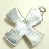 クロスシルバーパーツ1個で1セット 横幅17 18mm×高さ20 | YUKATANゆかたん | 詳細画像2