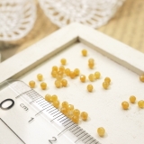 極小ビーズ直径2mm サンディブラウン 1gのグラム販売 | YUKATANゆかたん | 詳細画像1 