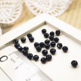 ボタンカットビーズ2x3 5mm ジェット | YUKATANゆかたん | 詳細画像1 