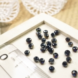 ボタンカットビーズ2 5x3mm ジェットAB | YUKATANゆかたん | 詳細画像1