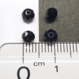 ボタンカットビーズ3x4mm ジェット 1gのグラム販売 | YUKATANゆかたん | 詳細画像2 