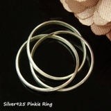 3連輪のフープが小指に光るピンキィリング９ 指輪 アクセサリー | YUKATANゆかたん | 詳細画像1 