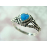 シルバー925 ハートのモチーフとターコイズの輝きがキレイにマッチ！ | YUKATANゆかたん | 詳細画像1 