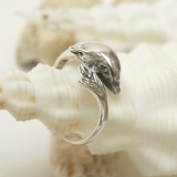 フリーサイズリング 動きのあるイルカの足指リング フィッシュ【トゥリング | YUKATANゆかたん | 詳細画像1 