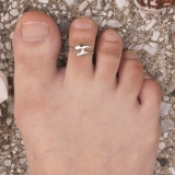 フリーサイズリング 動きのあるイルカの足指リング フィッシュ【トゥリング | YUKATANゆかたん | 詳細画像3 