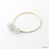 バングル パヴェボール ラインストーン シンプル おしゃれ 上品 華奢 | AUNI | 詳細画像2 