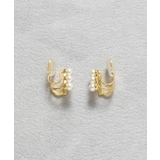 イヤリング 結婚式 イヤーアクセサリー お呼ばれ おしゃれ 樹脂パール | AUNI | 詳細画像3 