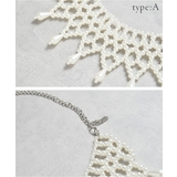 ネックレス つけ襟 パール 付け襟 選べる3デザイン ネックカバー | AUNI | 詳細画像7 