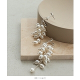 イヤリング 結婚式 イヤーアクセサリー お呼ばれ おしゃれ 樹脂パール | AUNI | 詳細画像2 