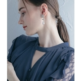 イヤリング 結婚式 アクセサリー お呼ばれ おしゃれ 樹脂パール ビジュー | AUNI | 詳細画像6 