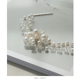 ヘッドドレス ヘアアクセサリー ヘアピン パール 髪飾り 結婚式 お呼ばれ | AUNI | 詳細画像3 