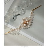 ヘッドドレス ヘアアクセサリー ヘアピン パール 髪飾り 結婚式 お呼ばれ | AUNI | 詳細画像5 