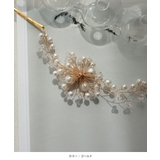 ヘッドドレス ヘアアクセサリー ヘアピン パール 髪飾り 結婚式 お呼ばれ | AUNI | 詳細画像7 