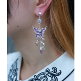 シルバー | ナイトメアリボンピアス | axes femme