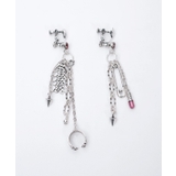 ロゴチャーム２ｗａｙピアス | axes femme | 詳細画像13 