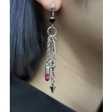 ロゴチャーム２ｗａｙピアス | axes femme | 詳細画像5 