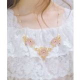 ゴールド | ホマイカフラワーネックレス | axes femme