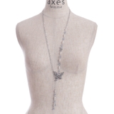 薔薇装飾蝶々ネックレス | axes femme | 詳細画像14