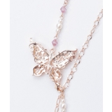 薔薇装飾蝶々ネックレス | axes femme | 詳細画像6