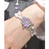 シルバー | コスモスモチーフブレスレット | axes femme