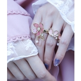 ゴールド | 桜モチーフリングＳＥＴ | axes femme