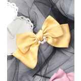 イエロー | パール付サテンリボンクリップ | axes femme