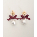 リボン×偏光パールイヤリング | axes femme | 詳細画像7