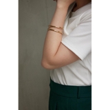 ニュアンスカーブダブルリングバングル | AZUL BY MOUSSY | 詳細画像5