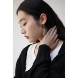 WOOD×METAL ASYMMETRY EARRINGS | AZUL BY MOUSSY | 詳細画像6 