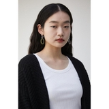 WOOD×METAL ASYMMETRY EARRINGS | AZUL BY MOUSSY | 詳細画像7 