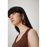 MARBLE ACRYL ROUND EARRINGS | AZUL BY MOUSSY | 詳細画像15 