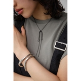 リボンモチーフロングレングスネックレス | AZUL BY MOUSSY | 詳細画像1