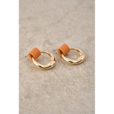 FAUX LEATHER × METAL EARRINGS | AZUL BY MOUSSY | 詳細画像16