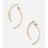 L/GLD1 | CURVE METAL EARRINGS | AZUL BY MOUSSY
