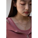 L/GLD1 | マルチチャーム2連ネックレス | AZUL BY MOUSSY