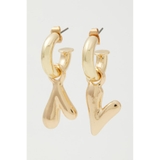 2WAY HEART METAL EARRINGS | AZUL BY MOUSSY | 詳細画像2