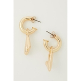 2WAY HEART METAL EARRINGS | AZUL BY MOUSSY | 詳細画像3