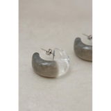 BICOLOR CLEAR HOOP EARRINGS | AZUL BY MOUSSY | 詳細画像6