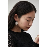 BICOLOR FAUX LEATHER EARRINGS | AZUL BY MOUSSY | 詳細画像4