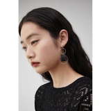 BICOLOR FAUX LEATHER EARRINGS | AZUL BY MOUSSY | 詳細画像5