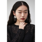 BICOLOR FAUX LEATHER EARRINGS | AZUL BY MOUSSY | 詳細画像6