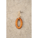 WOOD×METAL ASYMMETRY EARRINGS | AZUL BY MOUSSY | 詳細画像9 
