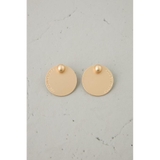 サークルプレートロゴピアス | AZUL BY MOUSSY | 詳細画像3 